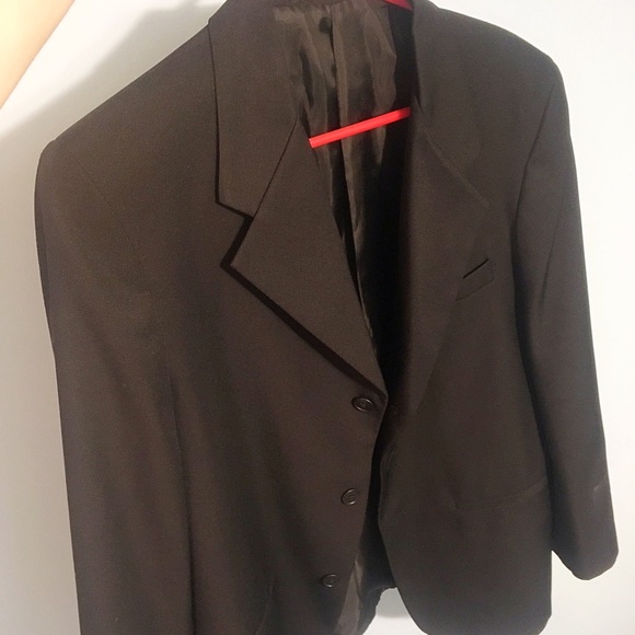 Black suit jacket - men’s top size 20 - Picture 1 of 1